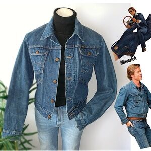 v i n t a g e :: 70s Maverick Blue Bell Selvedge Denim Jacket